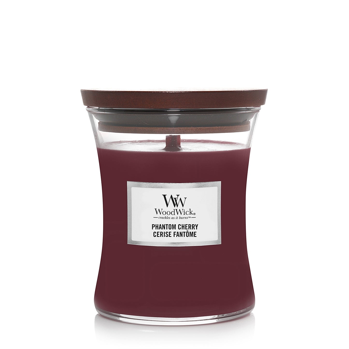 Woodwick Phantom Cherry Medium Hourglass Candle