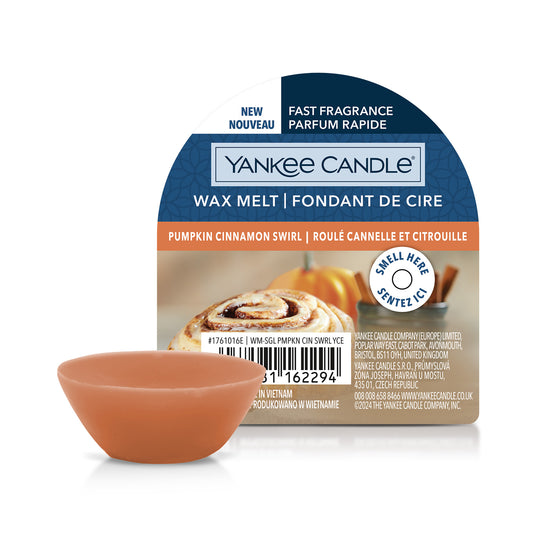 Yankee Candle Pumpkin Cinnamon Swirl Single Wax Melt