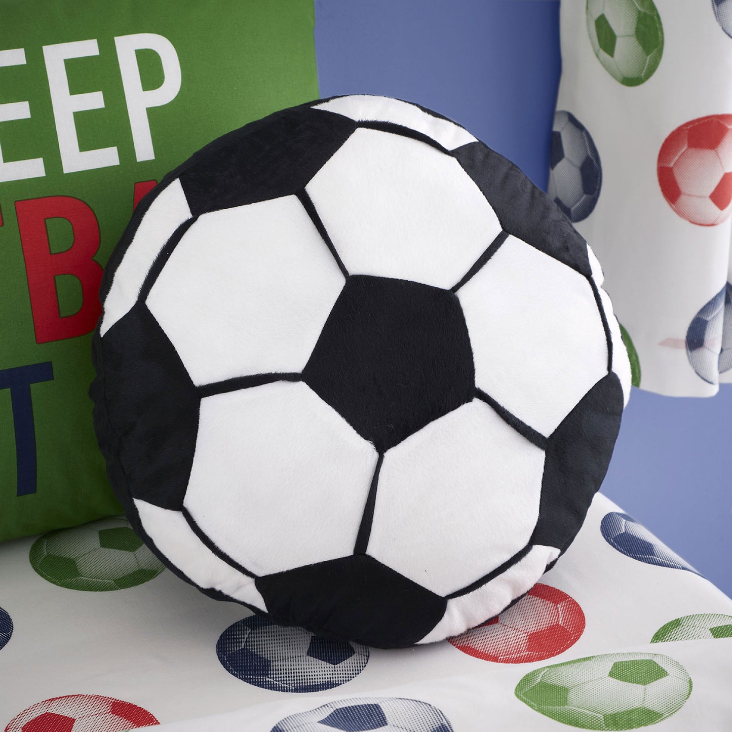 Catherine Lansfield It's A Goal 3D Football Cushion (40cm x 40cm)