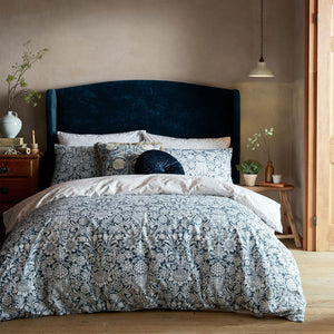 William Morris At Home Sunflower Ink Cotton Duvet Set