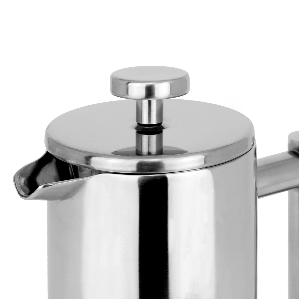 French Press Cafetiere Steel Coffee Maker 350ml