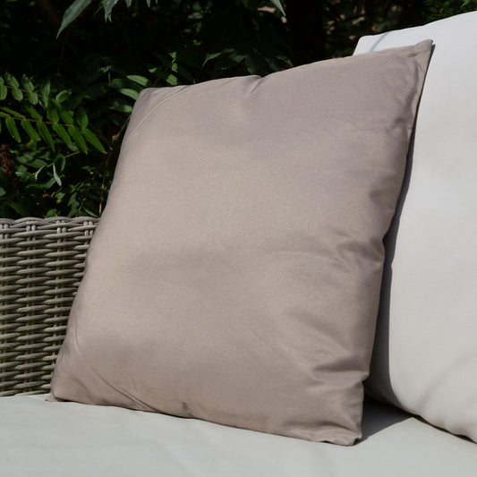 Showerproof Taupe Outdoor Scatter Cushion (Pack of 2)