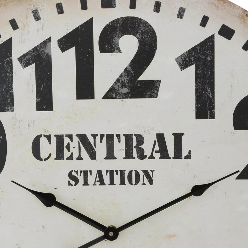 Central Station Vintage Style Pendulum Wall Clock