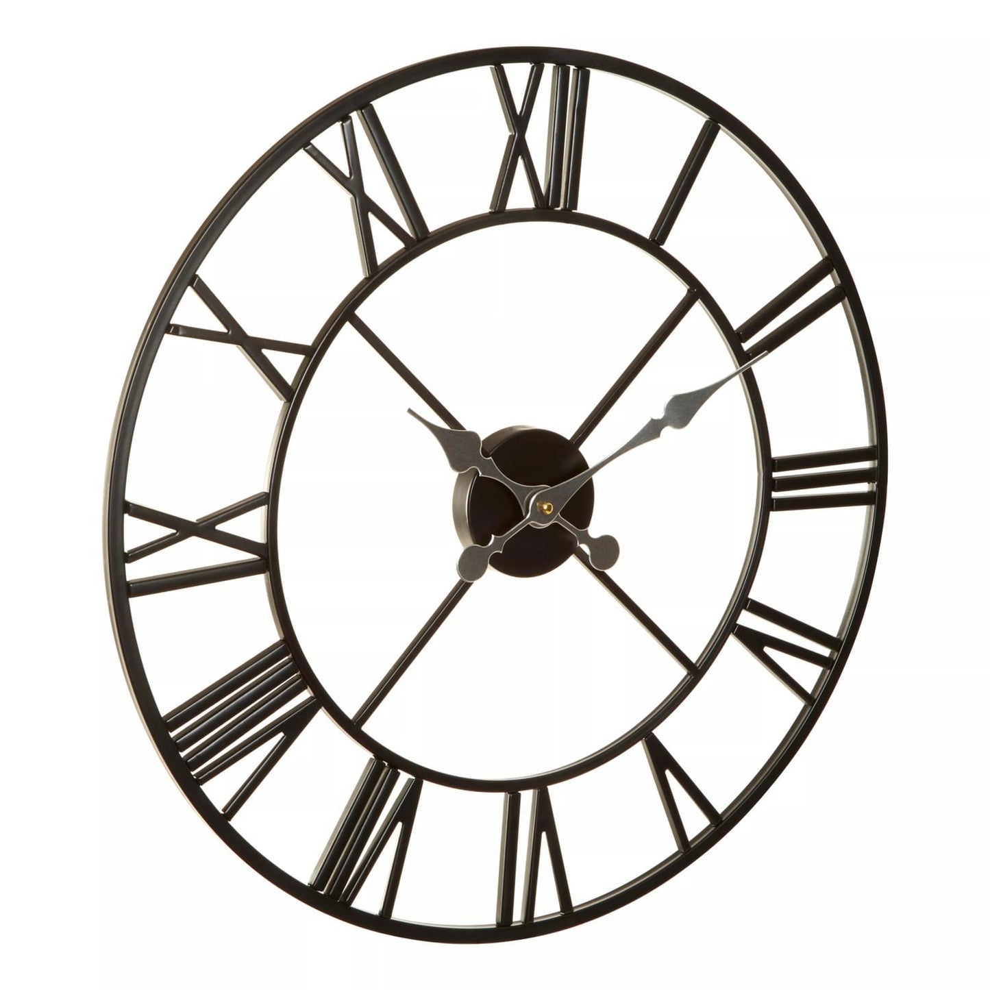 Vitus Black Metal Wall Clock