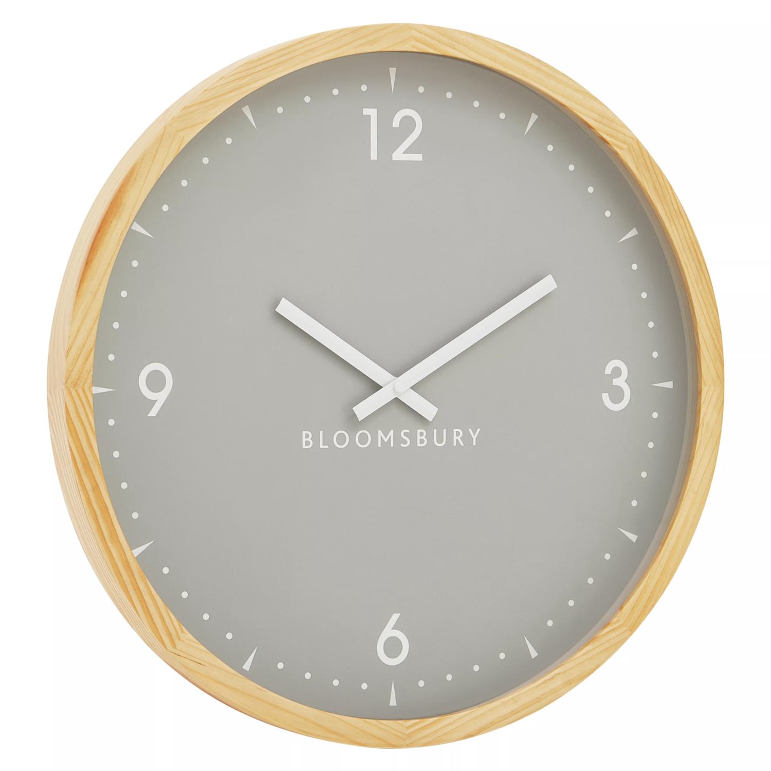 Vitus Grey Wall Clock – Julian Charles Home