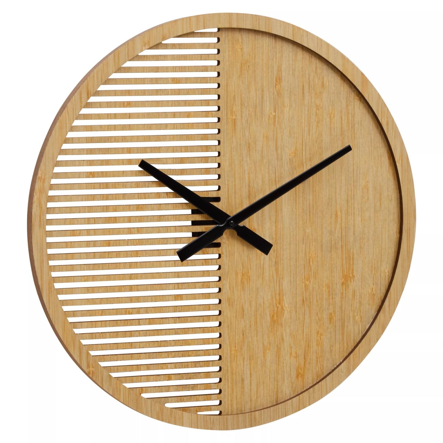 Vitus Large Wooden Minimalist Wall Clock