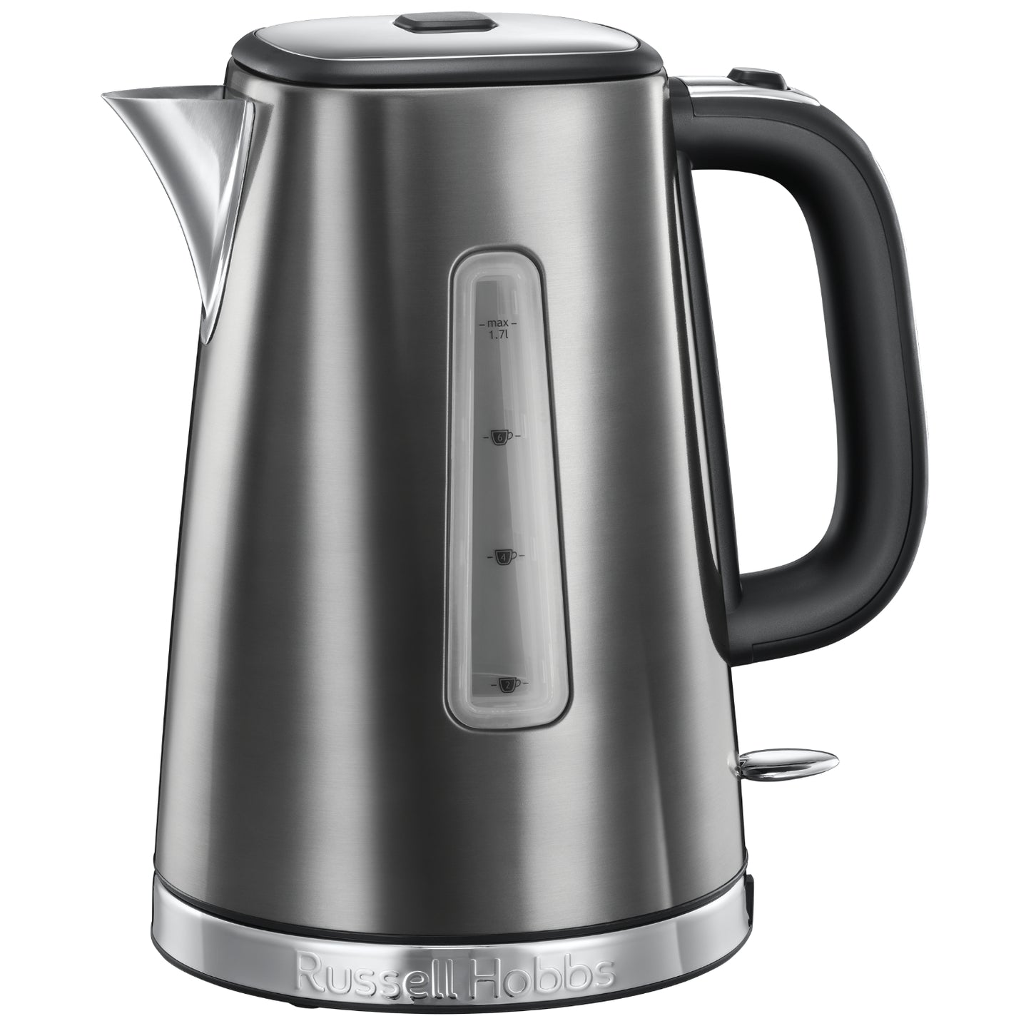 Russell Hobbs Luna Grey Quiet Boil Kettle 1.7L