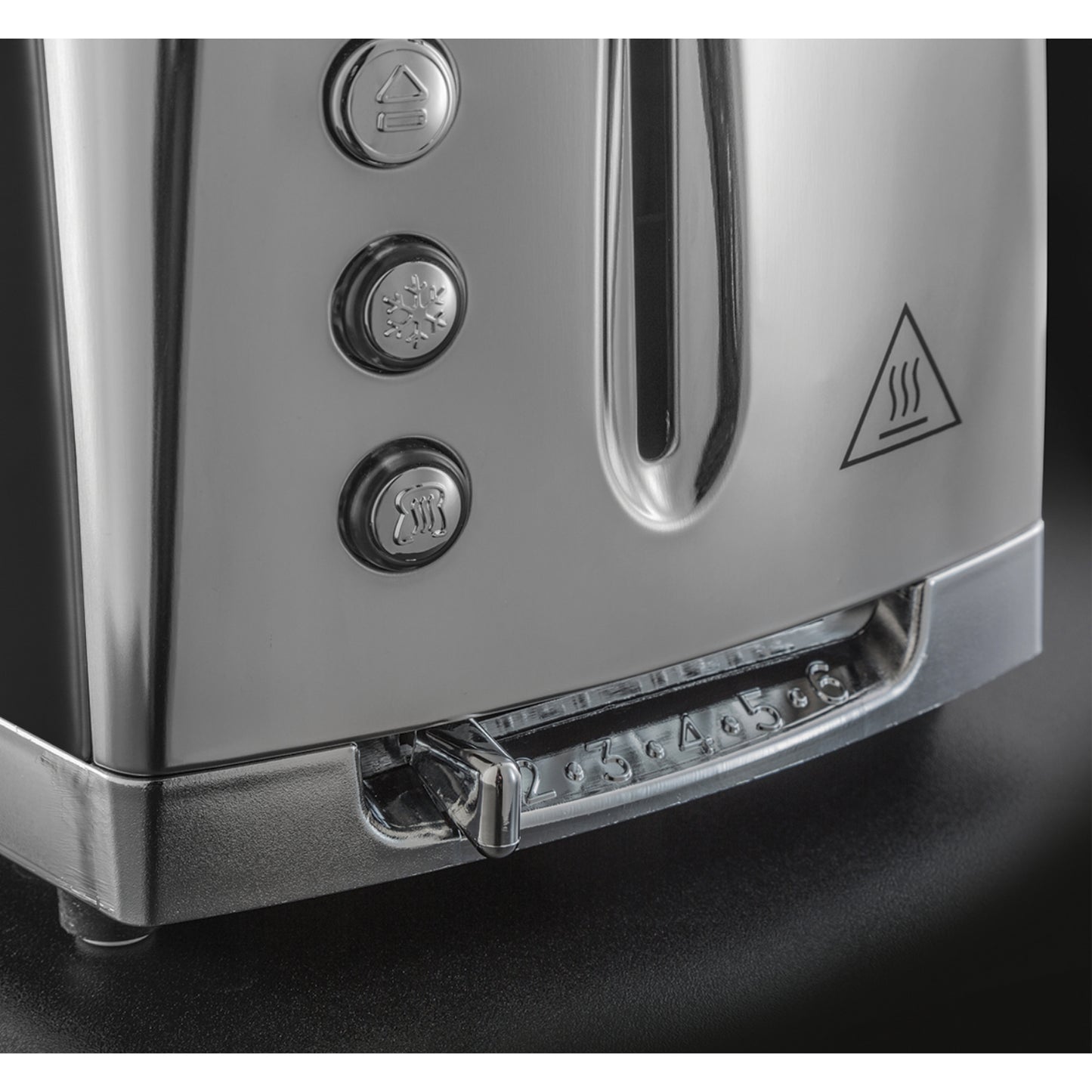 Russell Hobbs Luna Grey 2 Slice Toaster