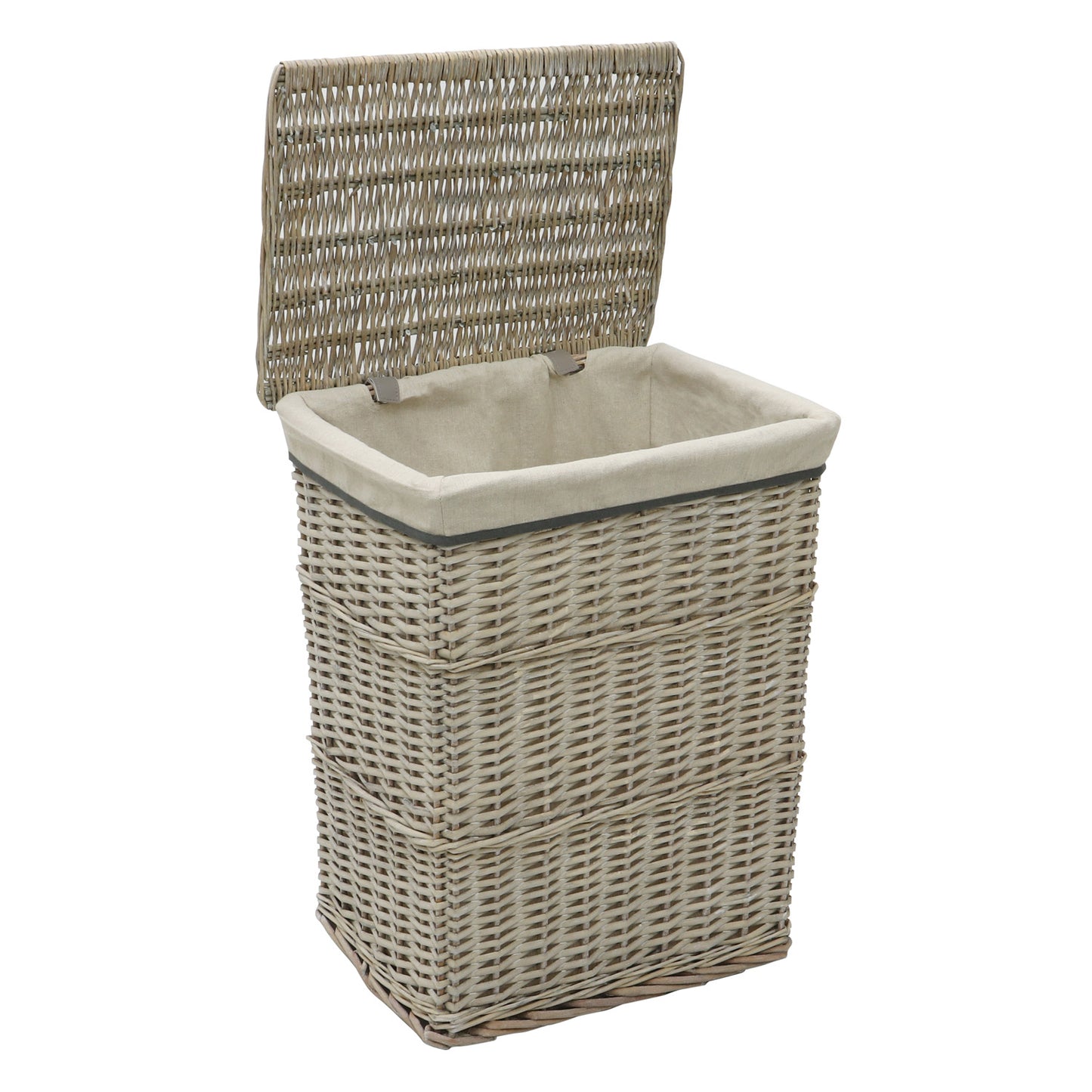 Arianna Antique Wash Rectangle Willow Laundry Baskets and Bins Set