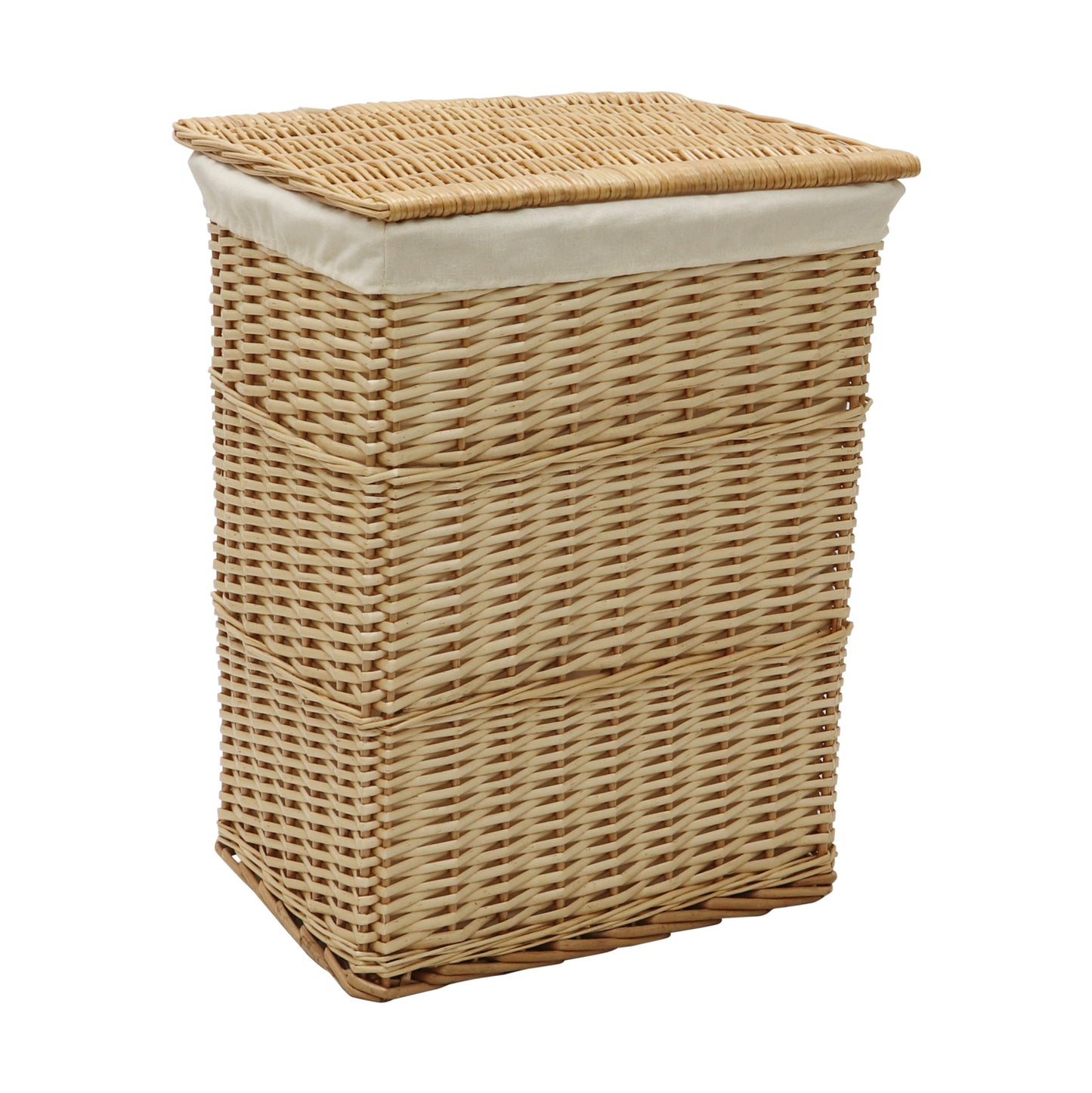 Acacia Honey Willow Rectangular Laundry and Bin Set