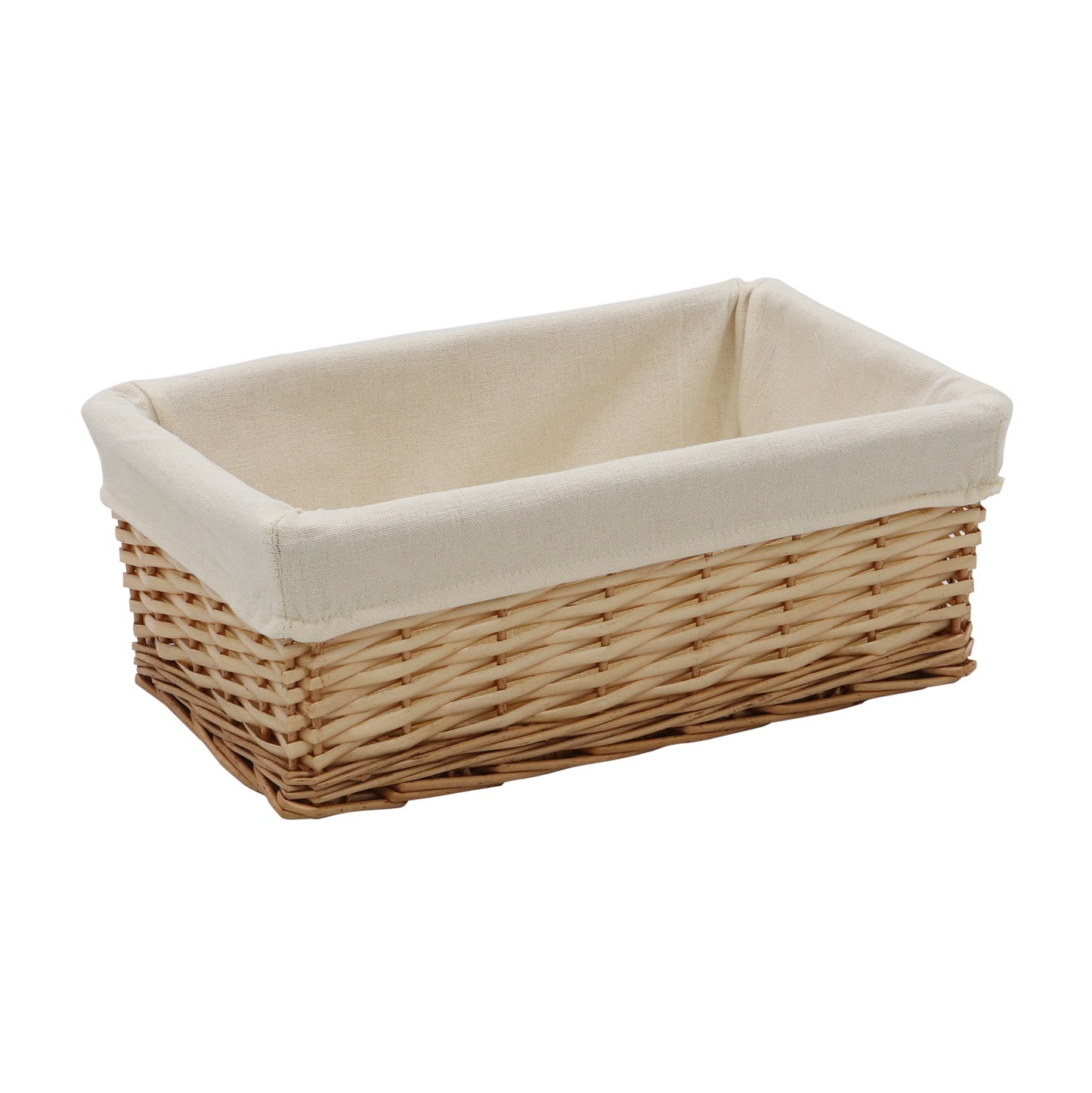 Acacia Honey Set of 3 Rectangular Willow Storage Baskets