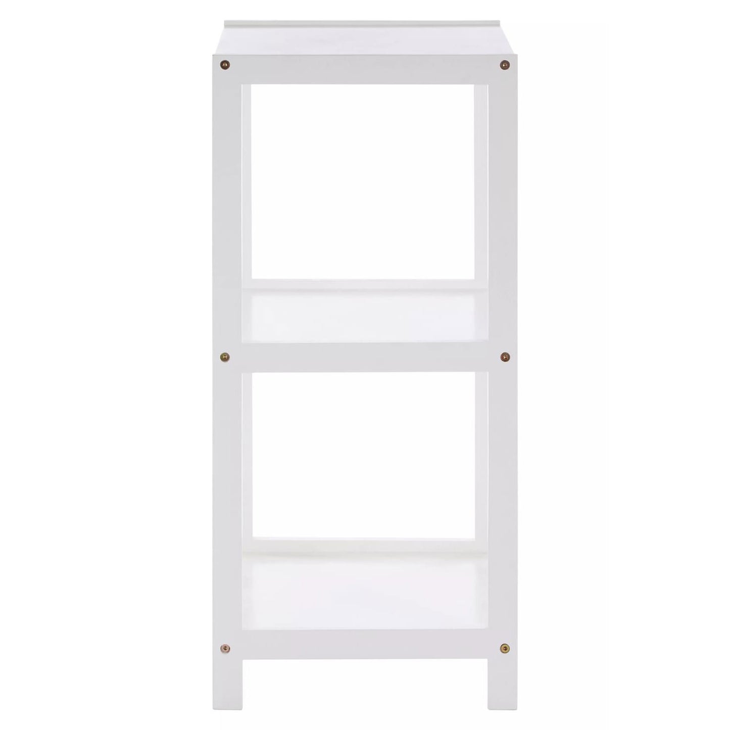 Dara 3 Tier White Rustic Bathroom Shelf