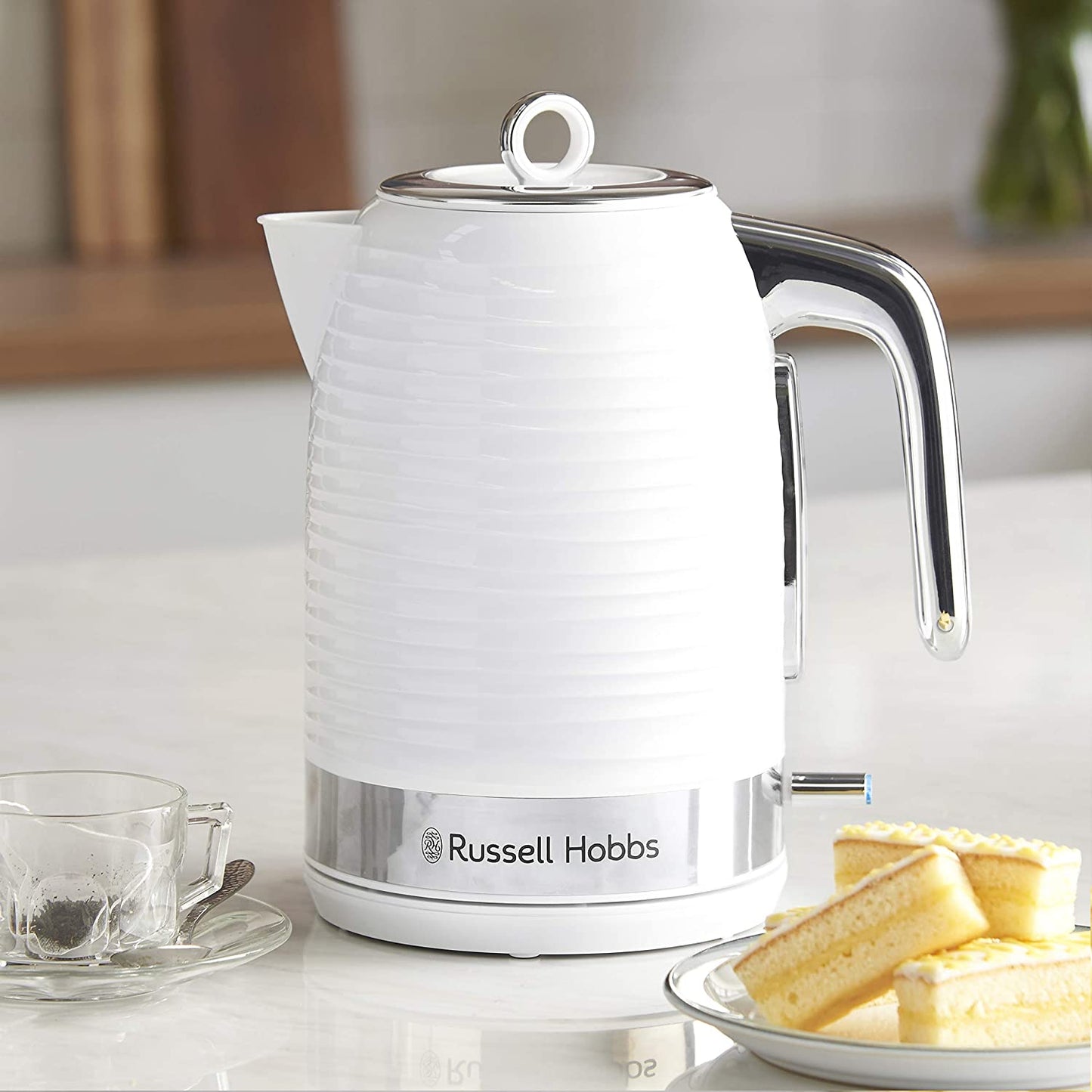 Russell Hobbs Inspire White Jug Kettle 1.7L