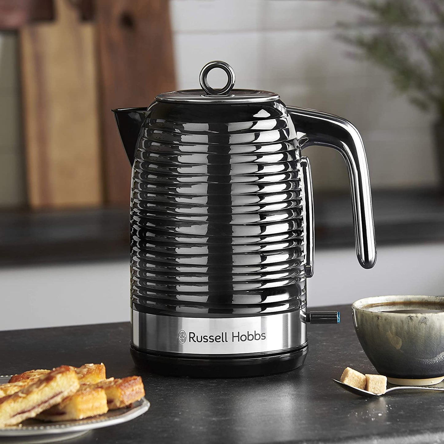 Russell Hobbs Inspire Black Jug Kettle 1.7L