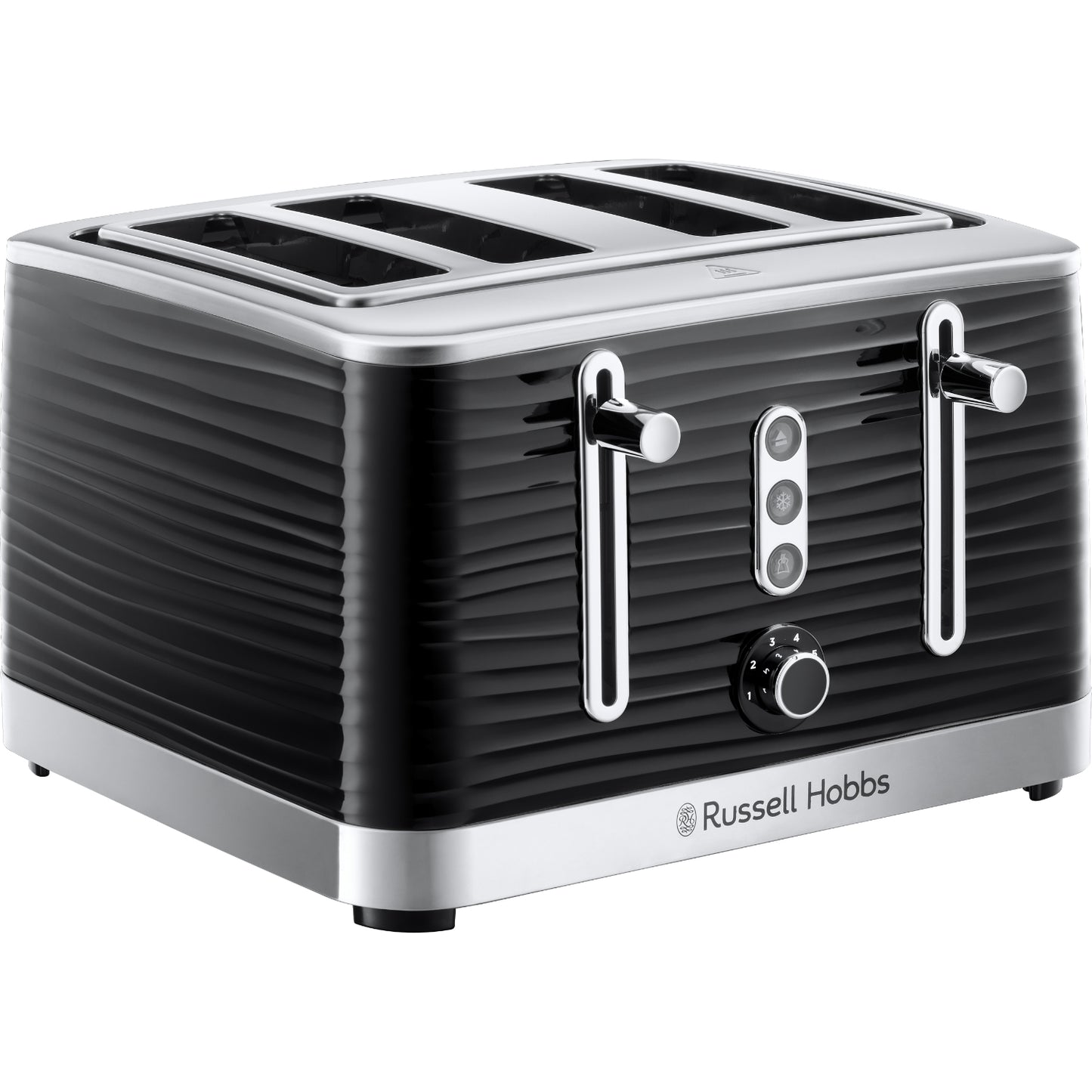 Russell Hobbs Black Inspire 4 Slice Toaster