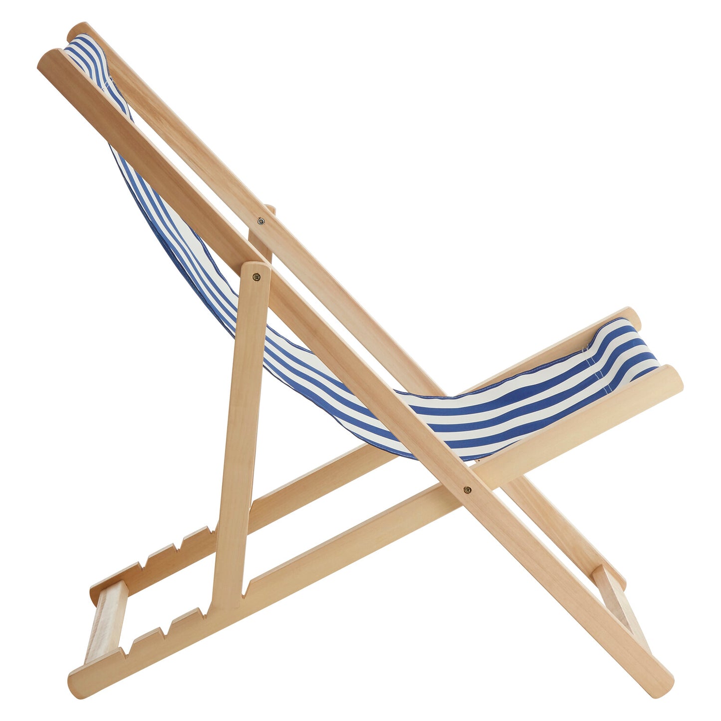 Beauport Navy And White Stripe Deck Chair