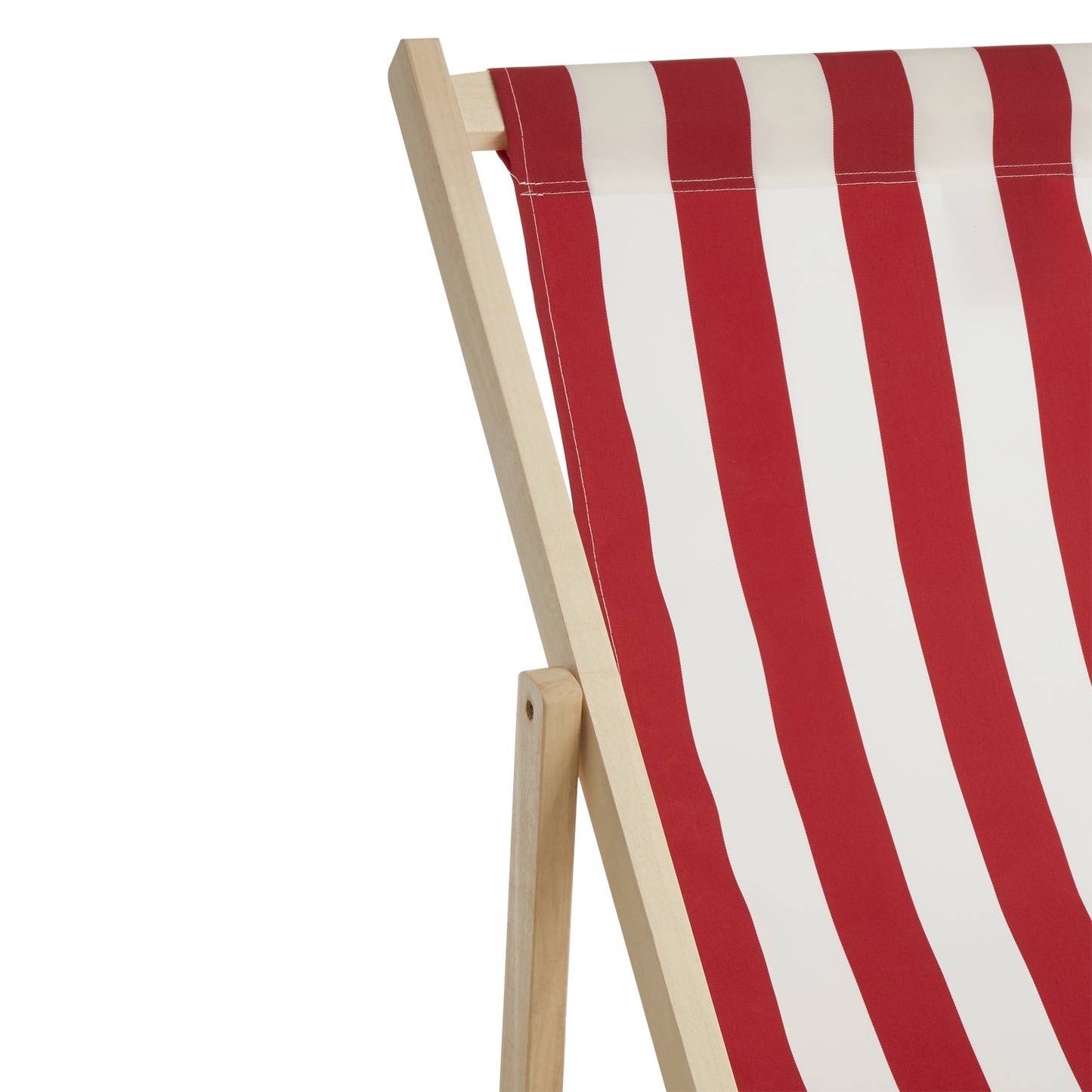 Beauport Red And White Stripe Deck Chair
