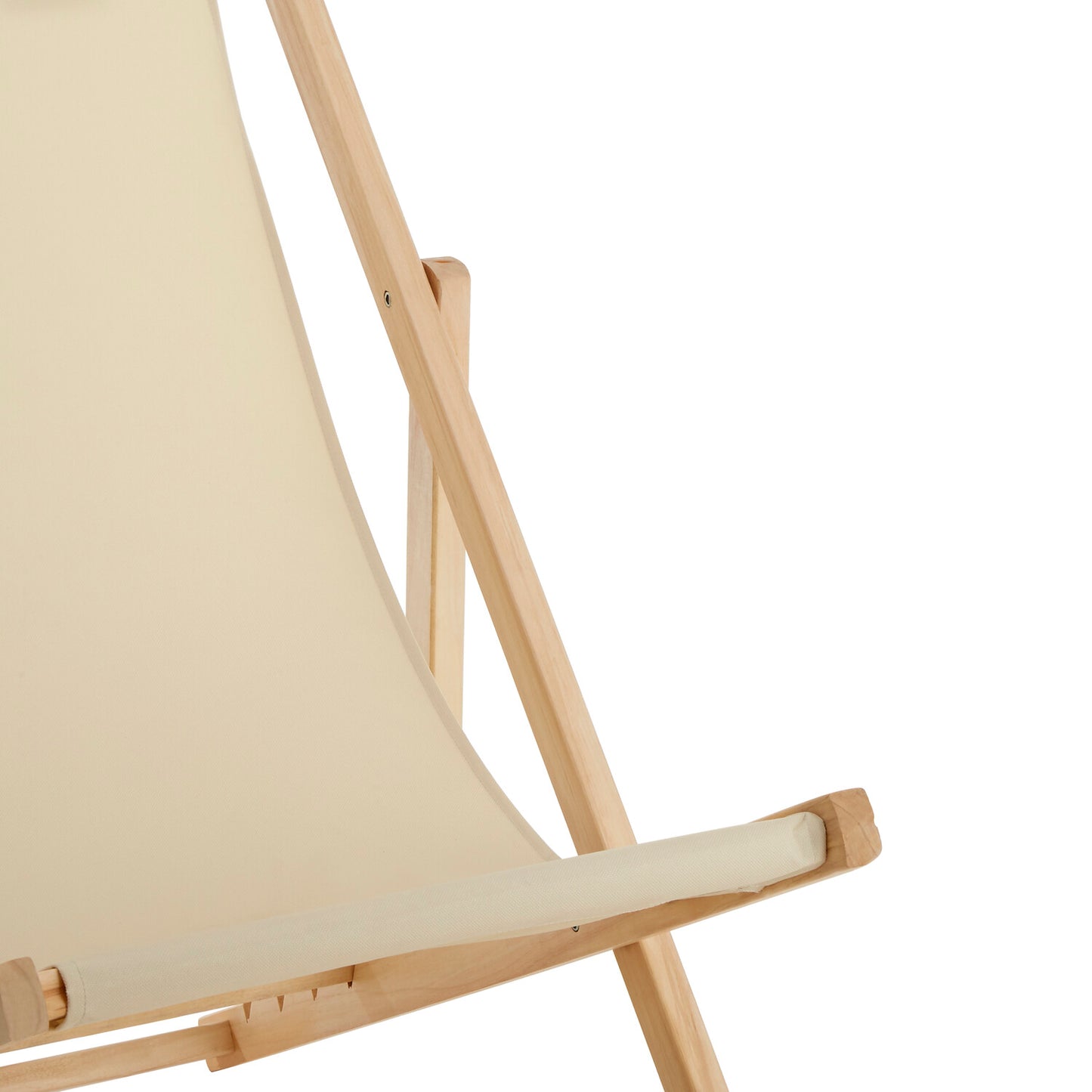 Beauport Cream Deck Chair