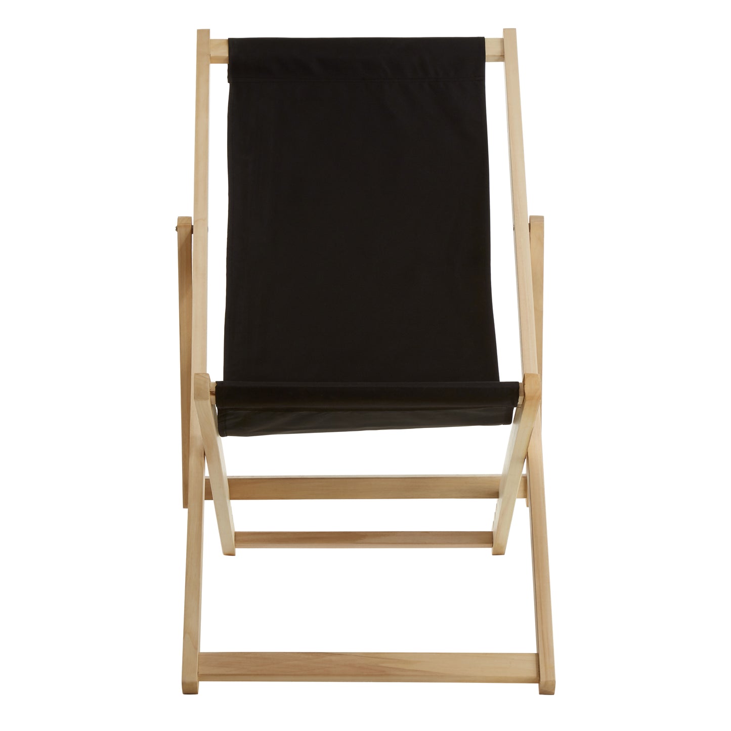 Beauport Black Deck Chair