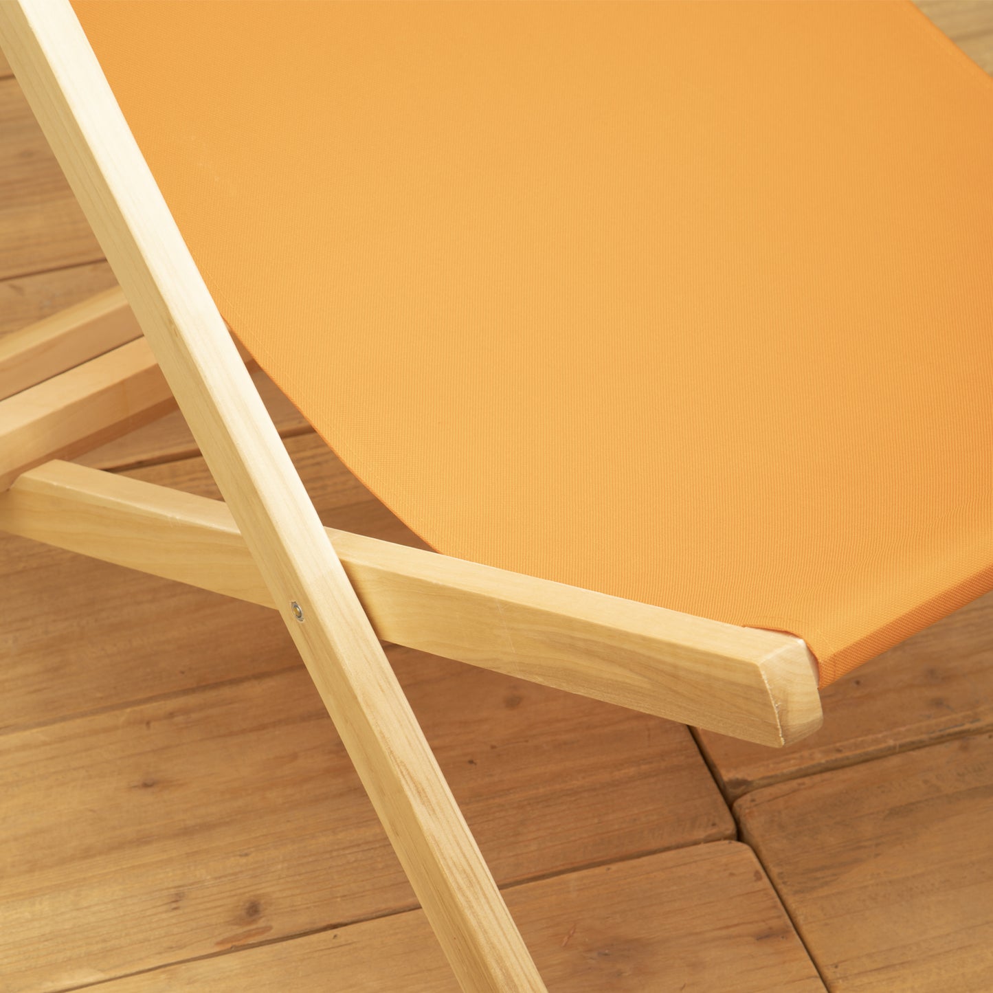 Beauport Orange Deck Chair
