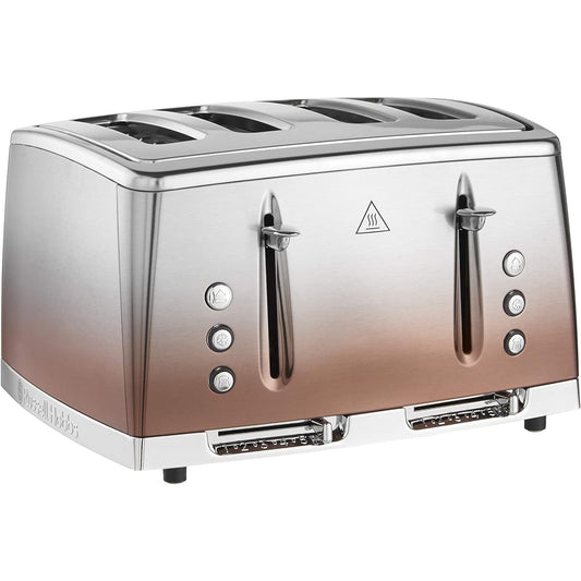 Russell Hobbs Orange Eclipse 4 Slice Toaster