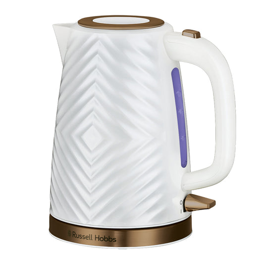 Russell Hobbs White Groove Kettle 1.7L