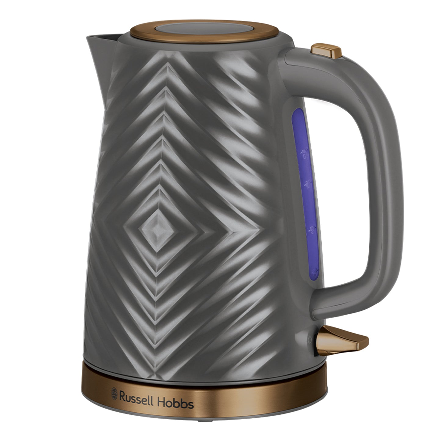 Russell Hobbs Grey Groove Kettle 1.7L