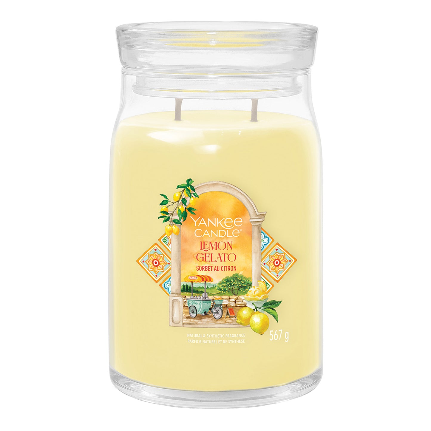 Yankee Candle Lemon Gelato Signature Large Jar Candle