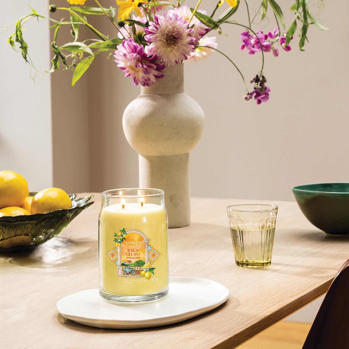 Yankee Candle Lemon Gelato Signature Large Jar Candle