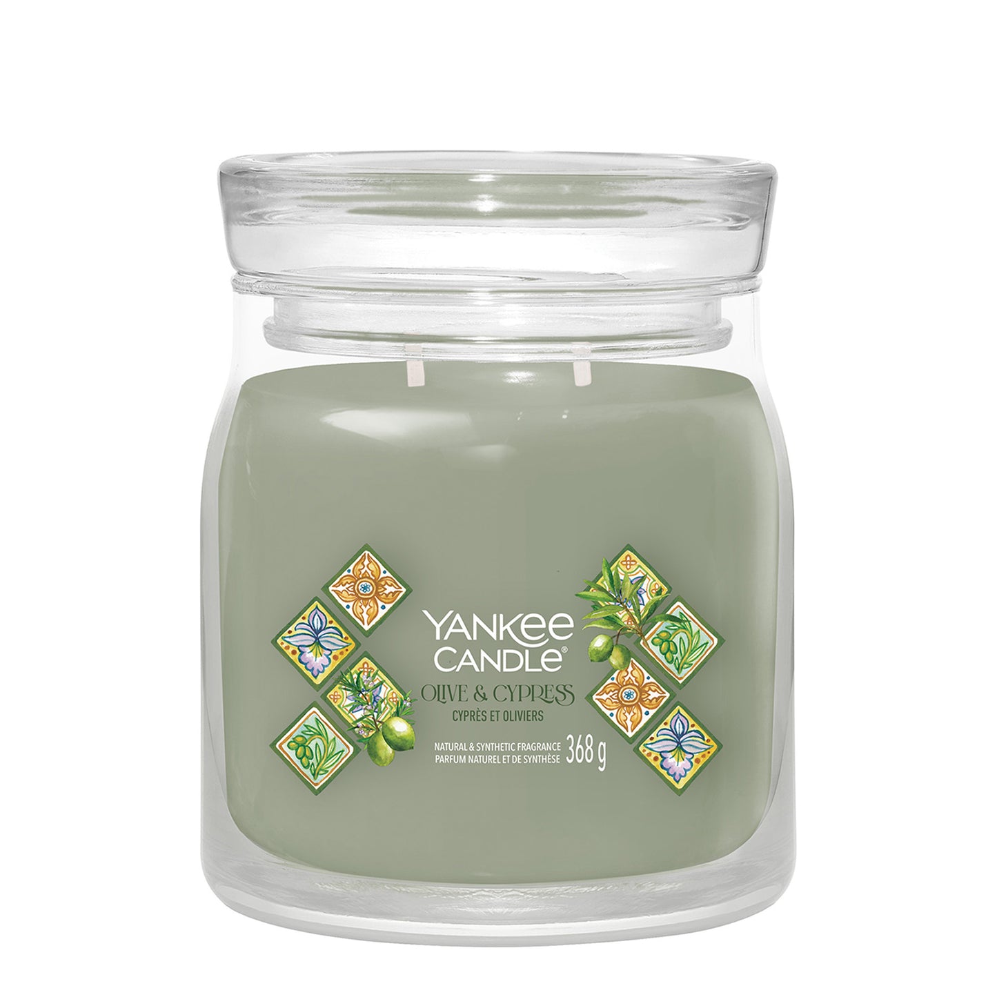 Yankee Candle Olive & Cypress Signature Medium Jar Candle