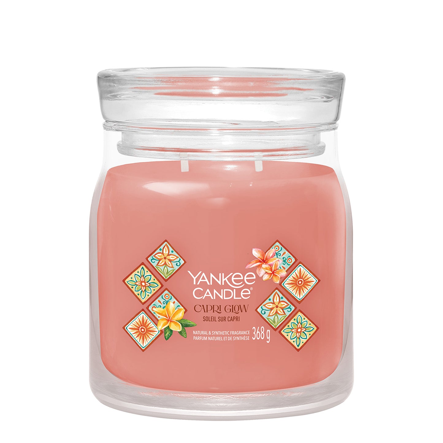 Yankee Candle Capri Glow Signature Medium Jar Candle