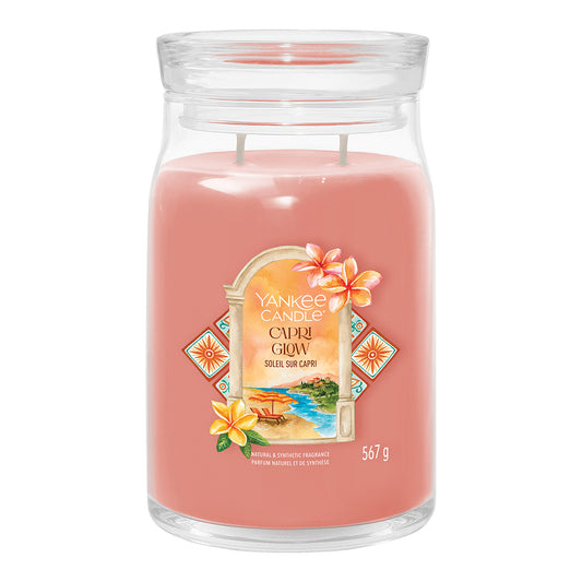 Yankee Candle Capri Glow Signature Large Jar Candle