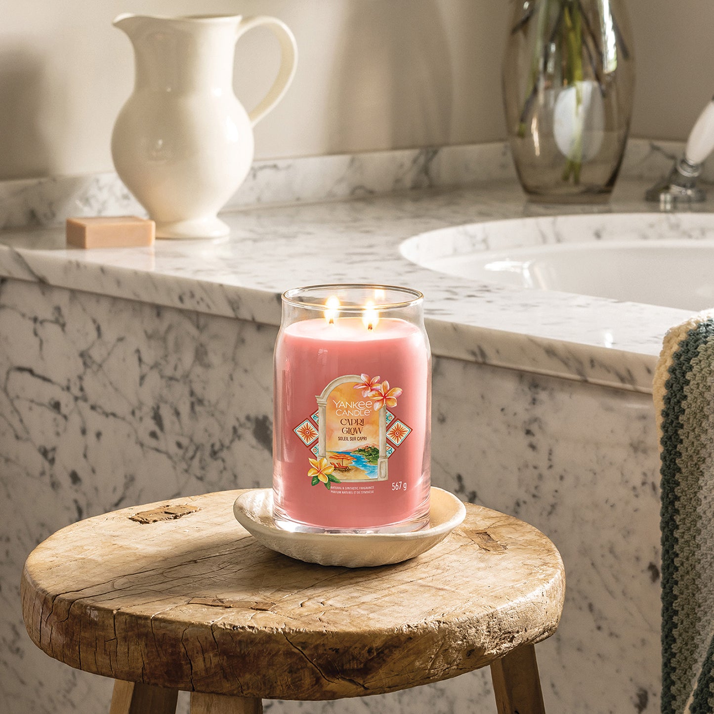 Yankee Candle Capri Glow Signature Large Jar Candle