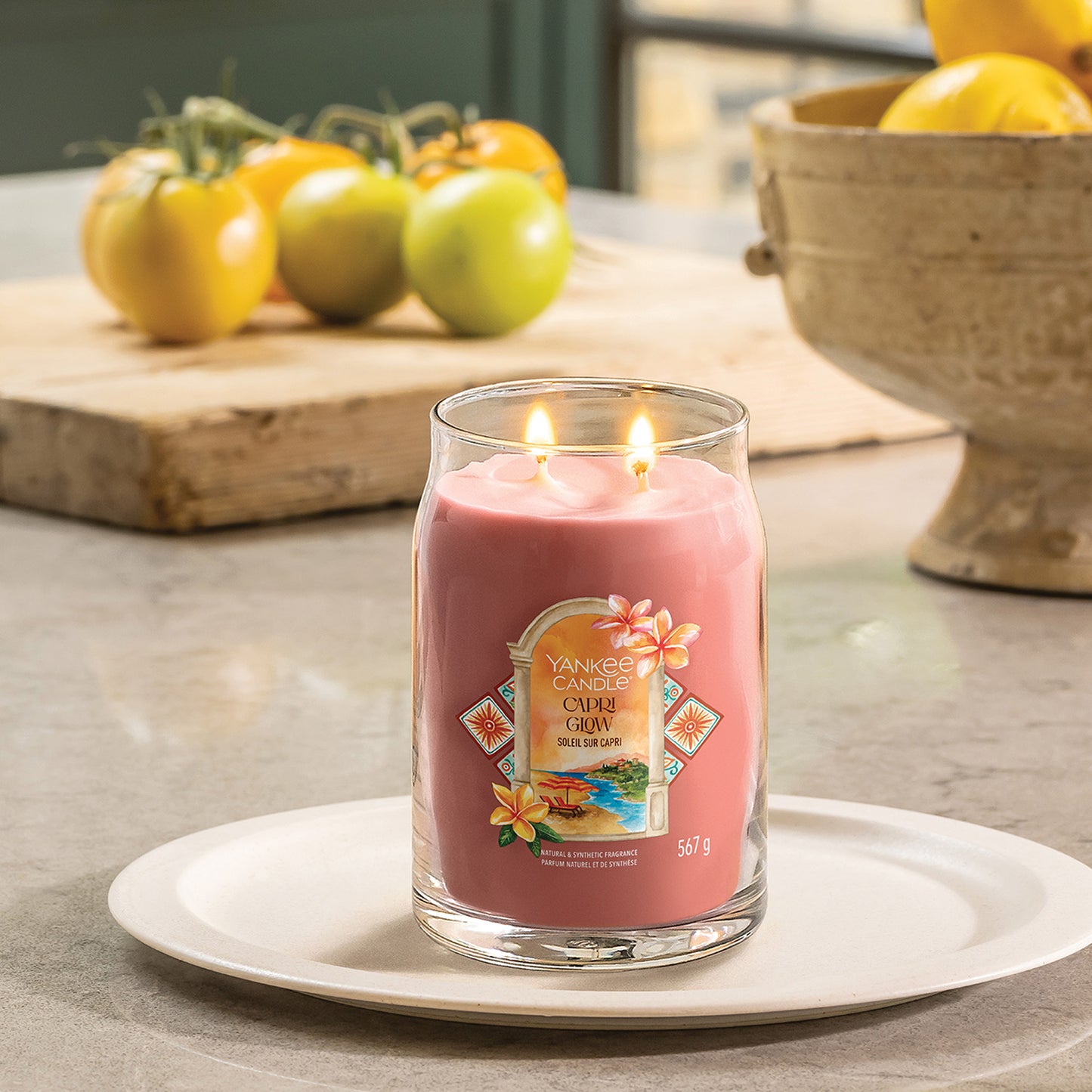 Yankee Candle Capri Glow Signature Large Jar Candle