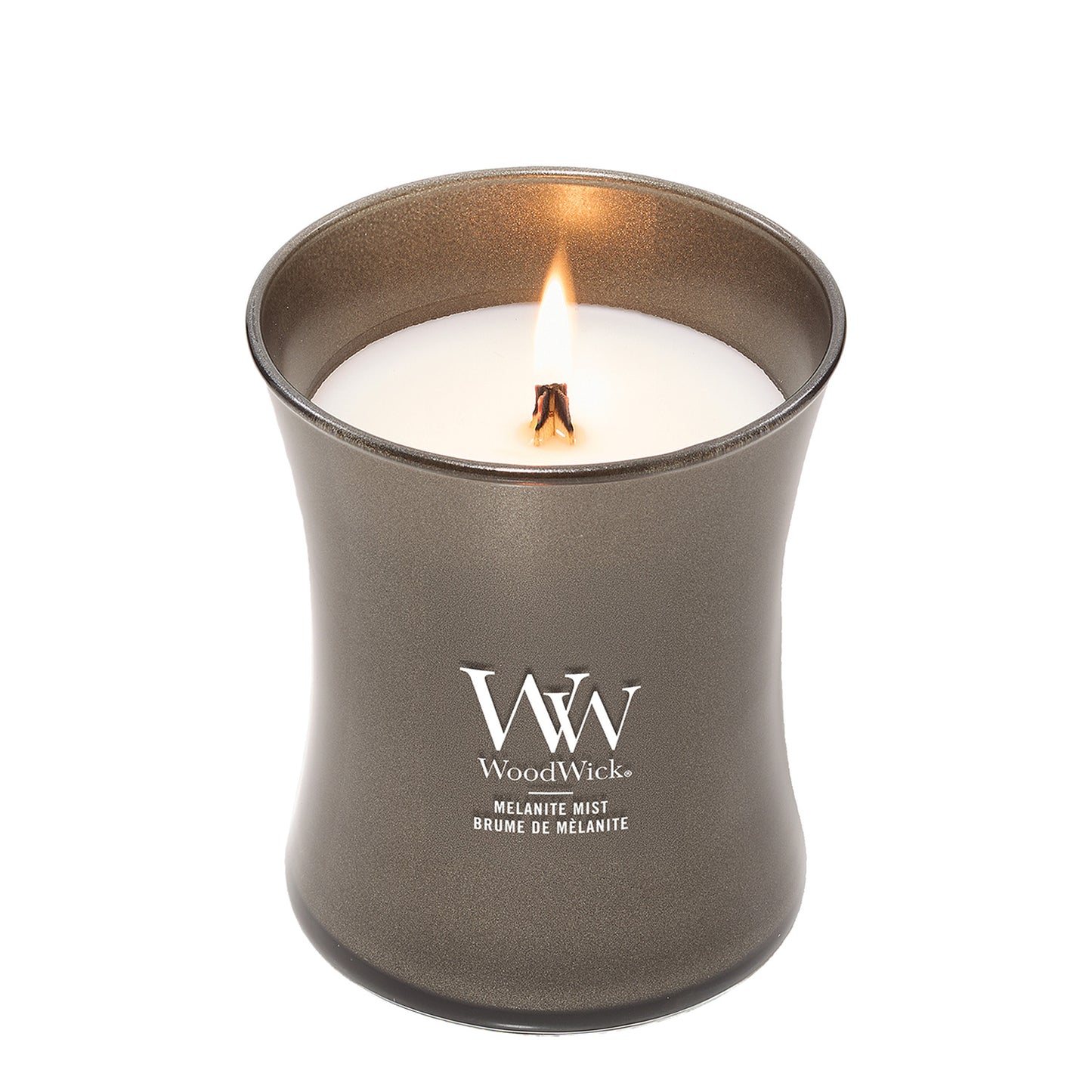 Woodwick Melanite Mist Medium Hourglass Candle