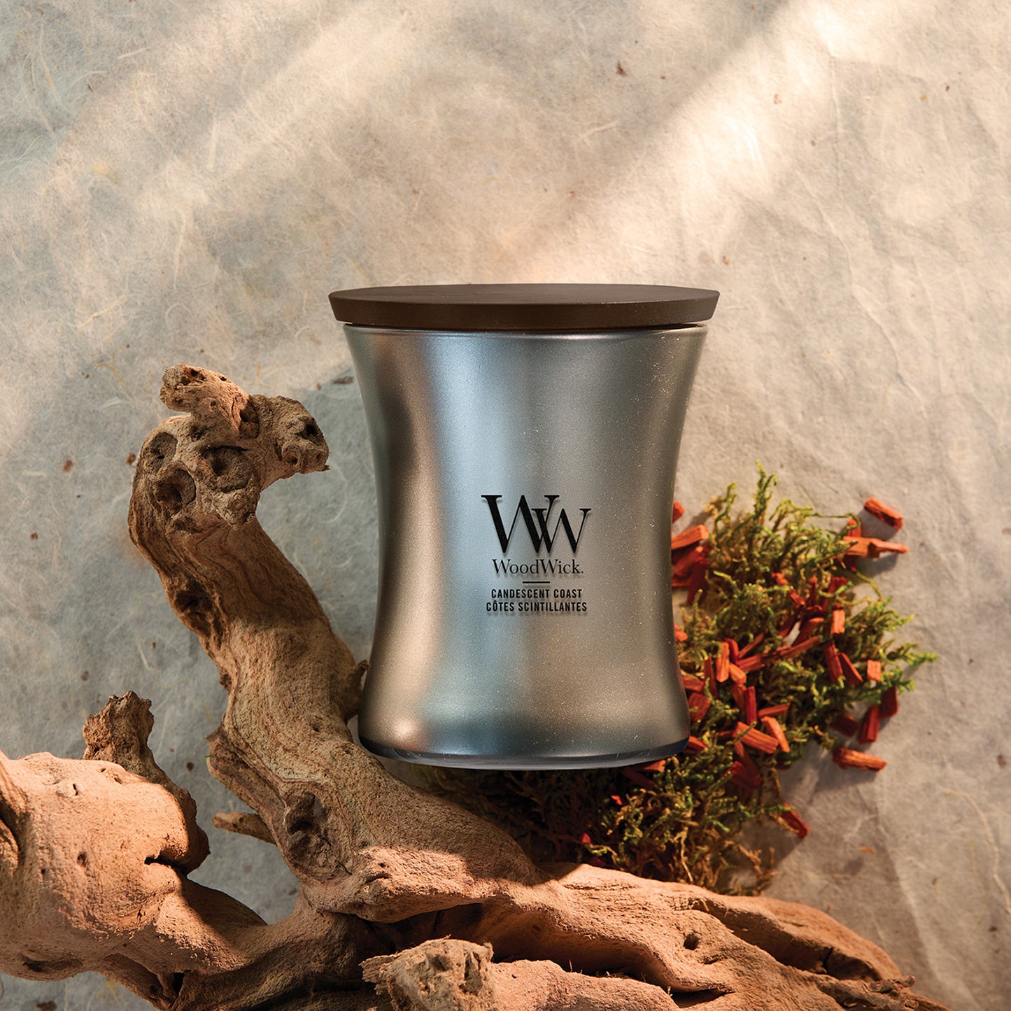 Woodwick Medium Hourglass Candescent Coast Candle