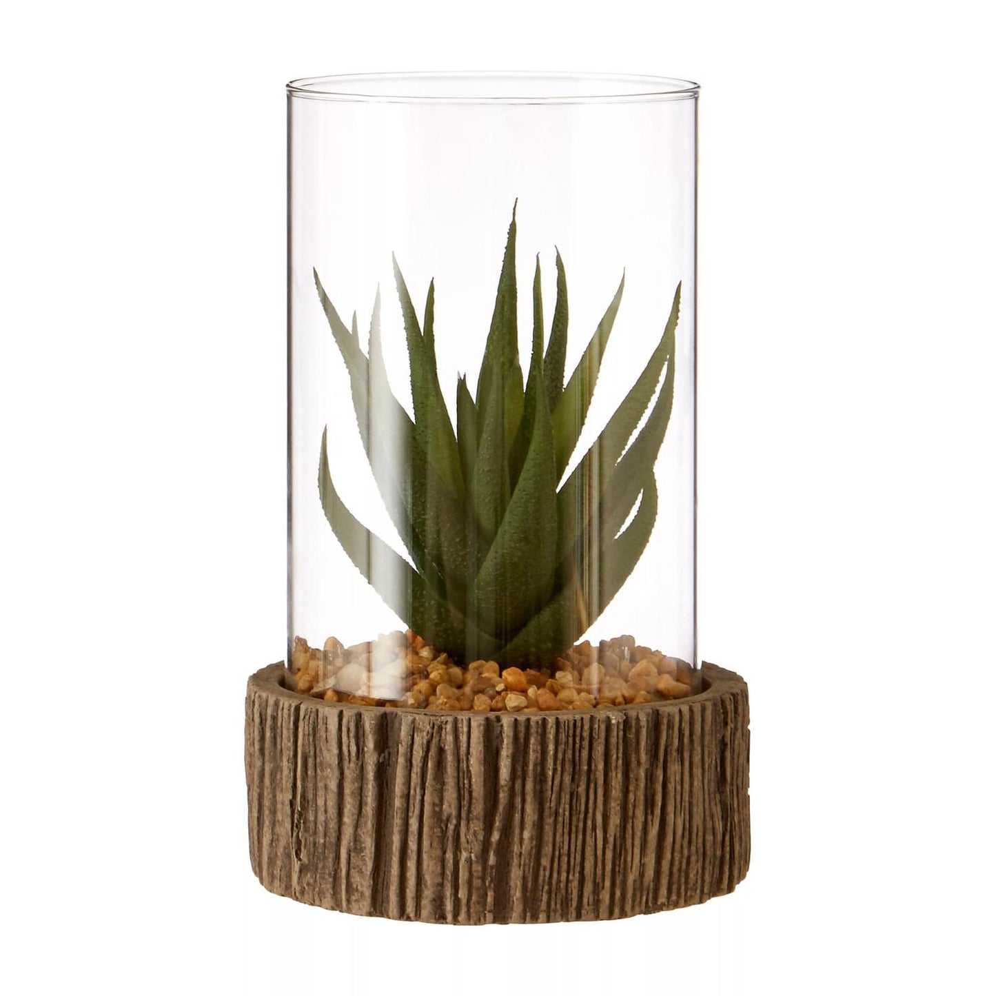 Fiori Small Succulent with Natural Stone Base