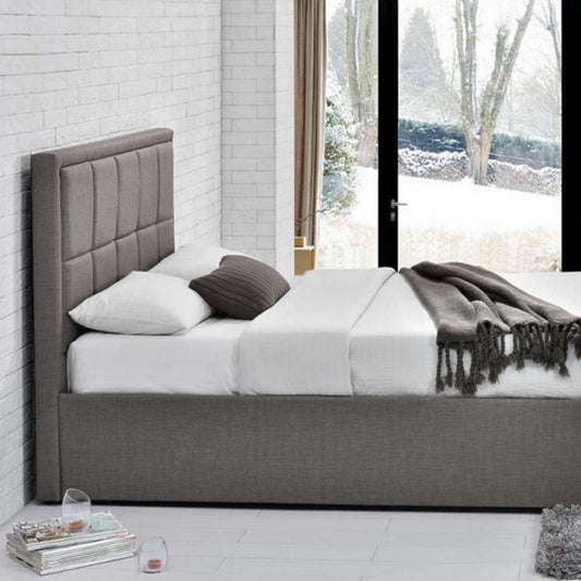 Hannover Grey Fabric Bed Frame