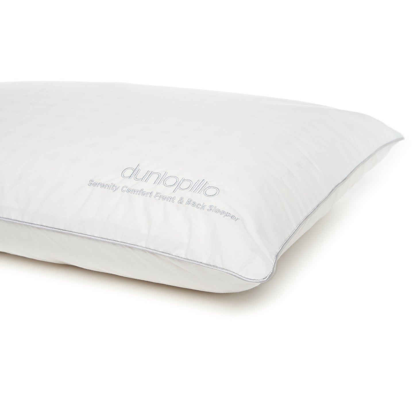 Dunlopillo Serenity Deluxe Slim Profile Latex Pillow - Medium Support
