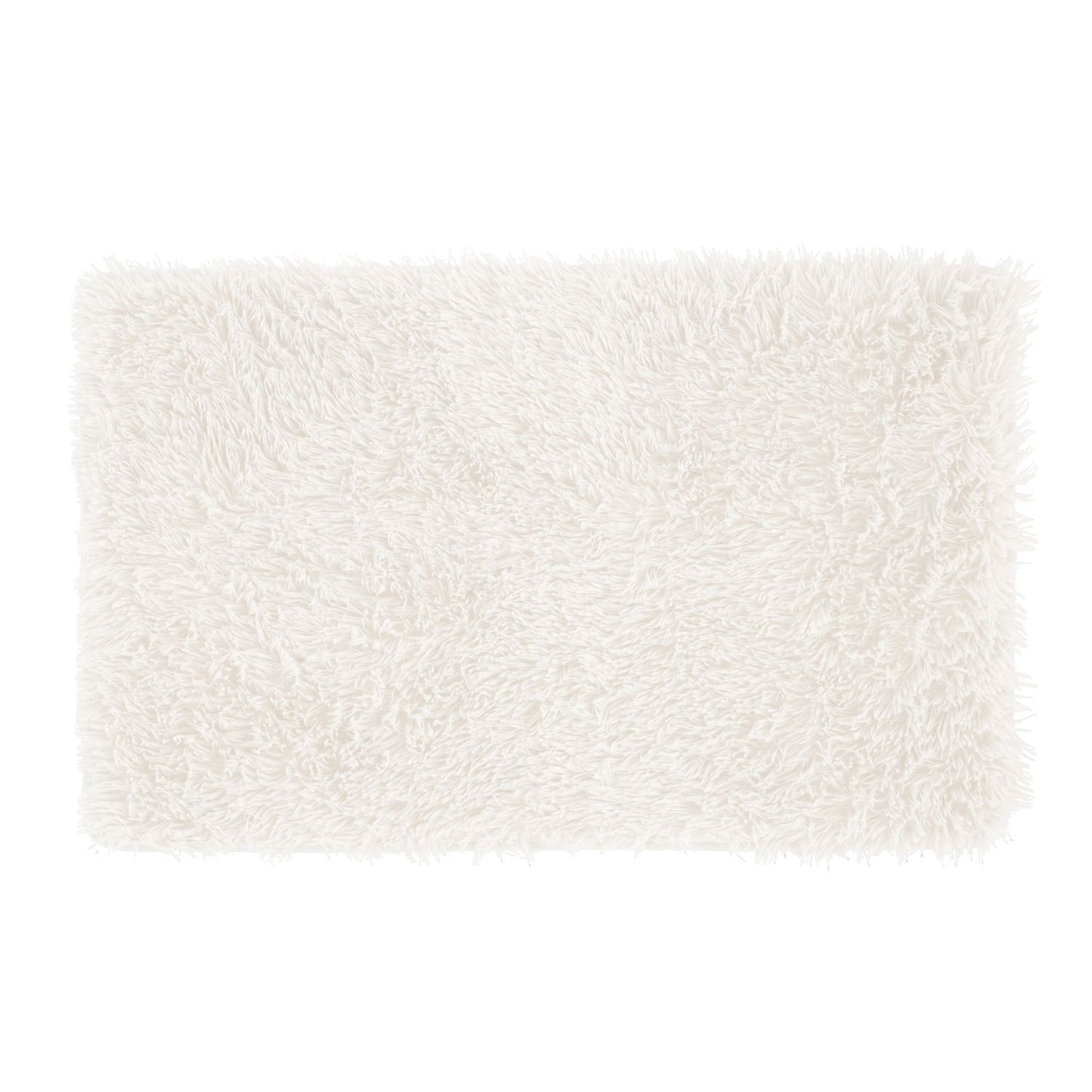 Catherine Lansfield Cream Cuddly Deep Pile Faux Fur Bath Mat