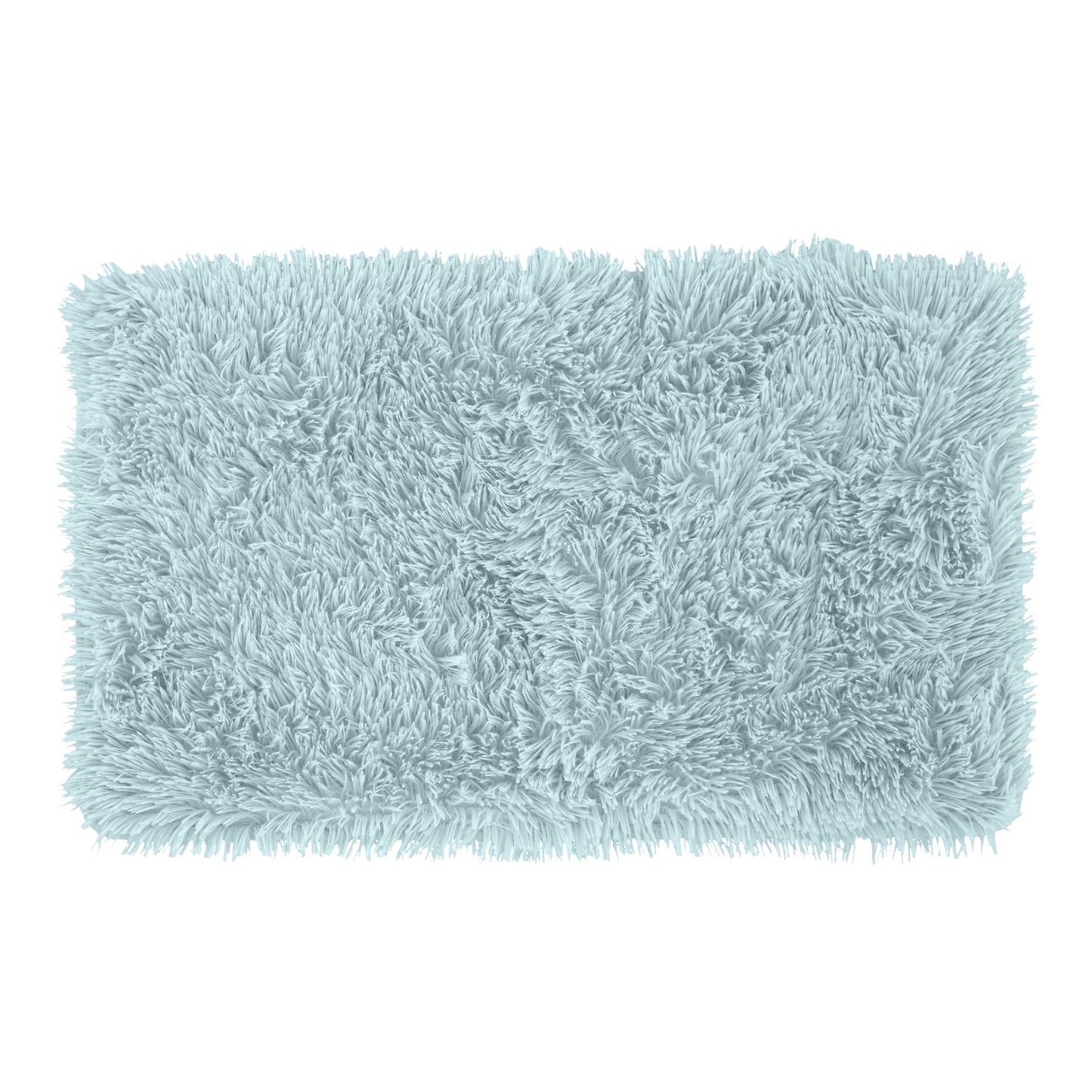Catherine Lansfield Duck Egg Cuddly Deep Pile Faux Fur Bath Mat
