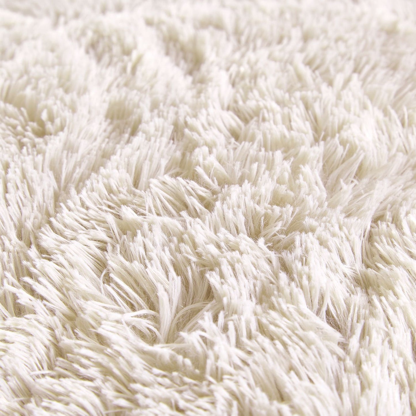 Catherine Lansfield Cuddly Deep Pile Cream Faux Fur Duvet Set