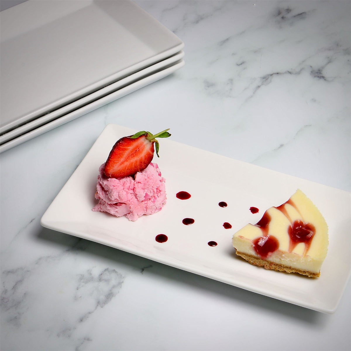 Porcelain Serving Platters - Set of 4