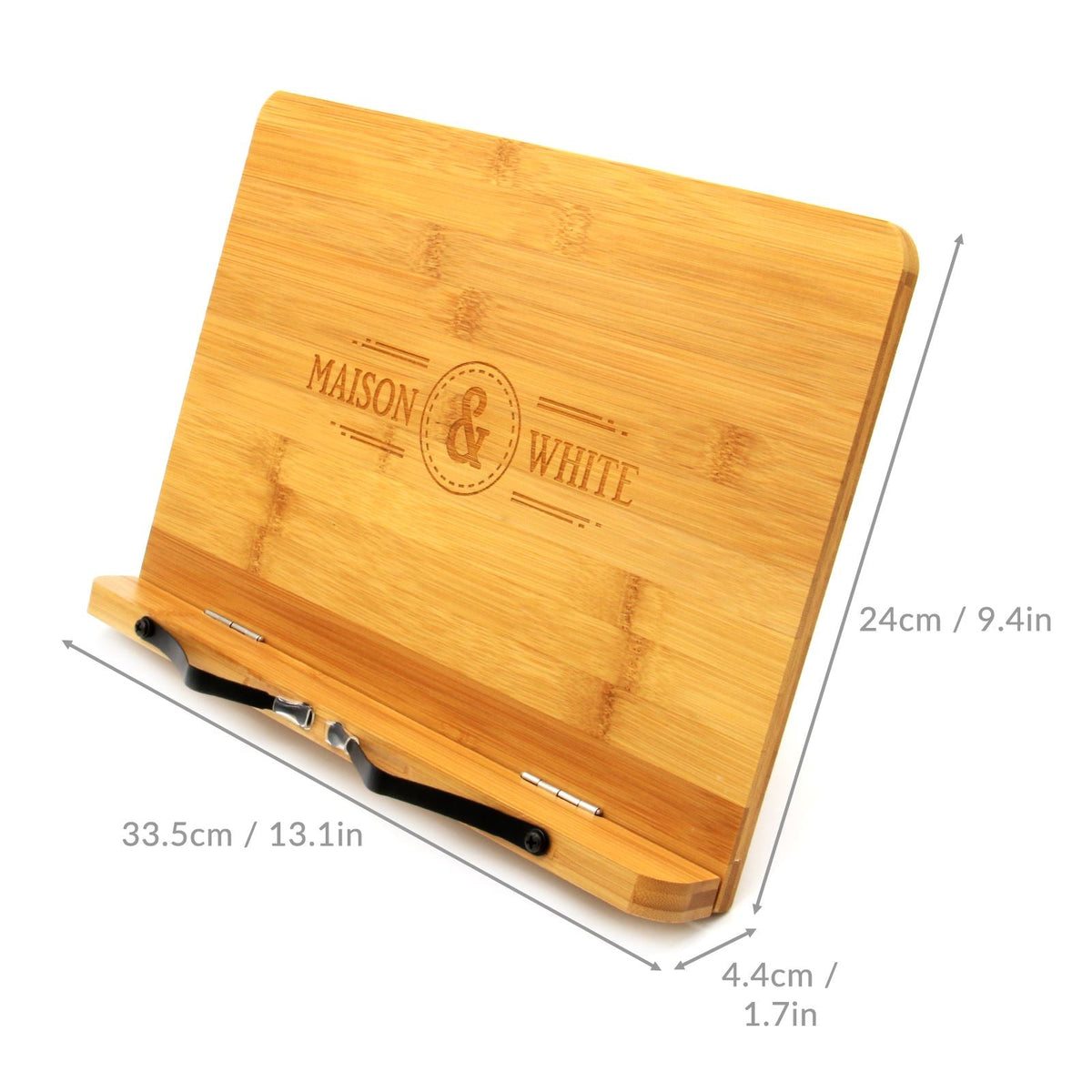 Bamboo Recipe Book Stand