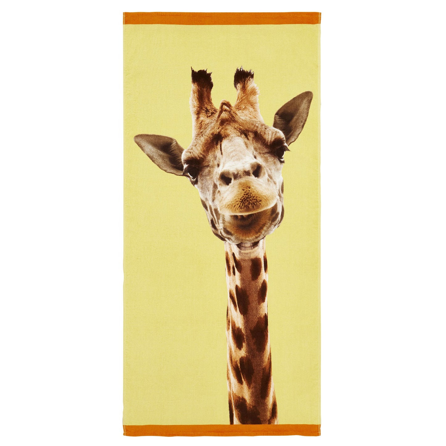 Catherine Lansfield Giraffe Cotton Beach Towel