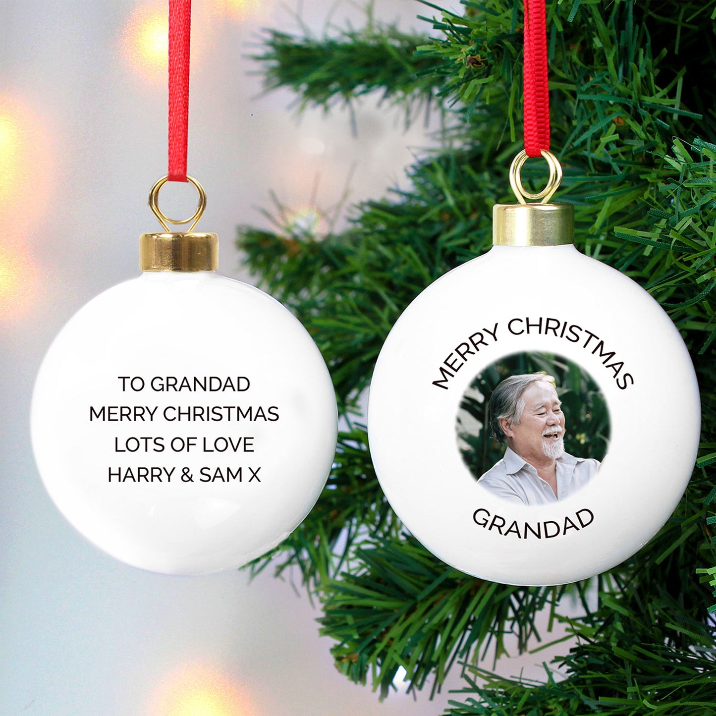 Personalised Photo Bauble