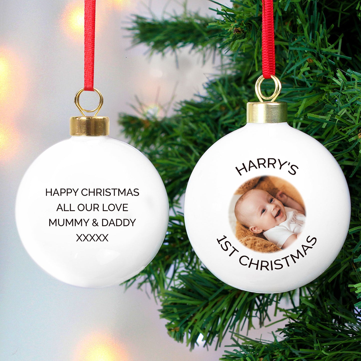 Personalised Photo Bauble