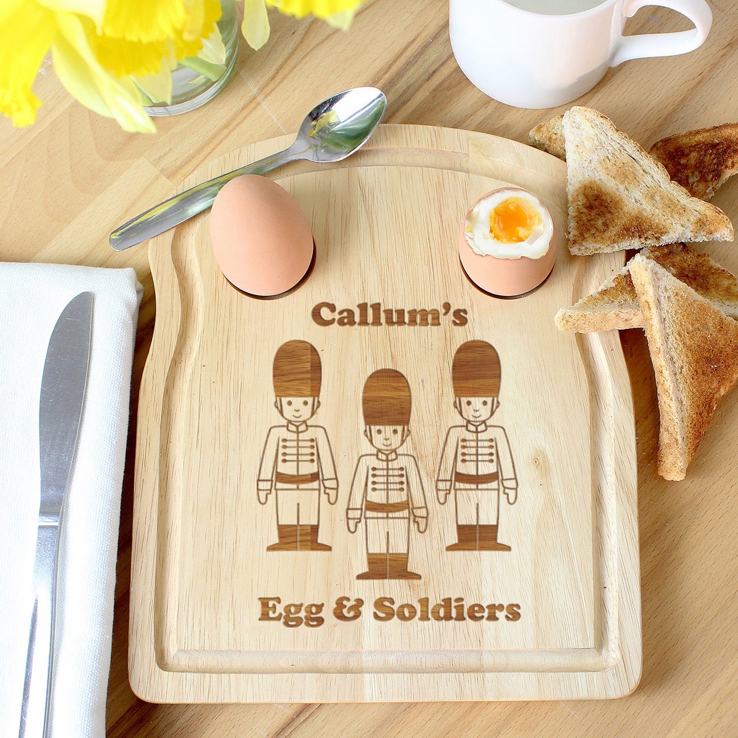 Personalised Soldiers Toast Board