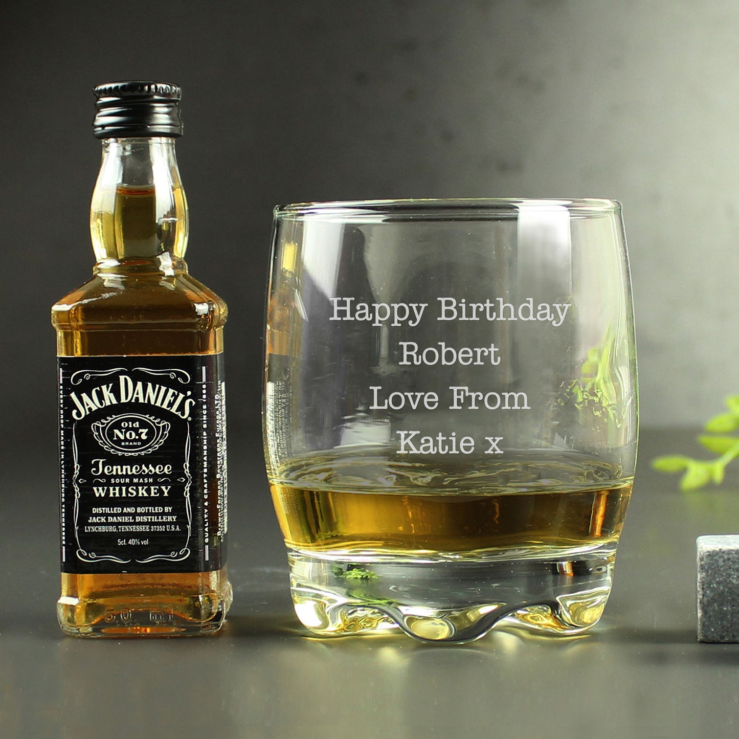 Personalised Jack Daniels & Tumbler Set