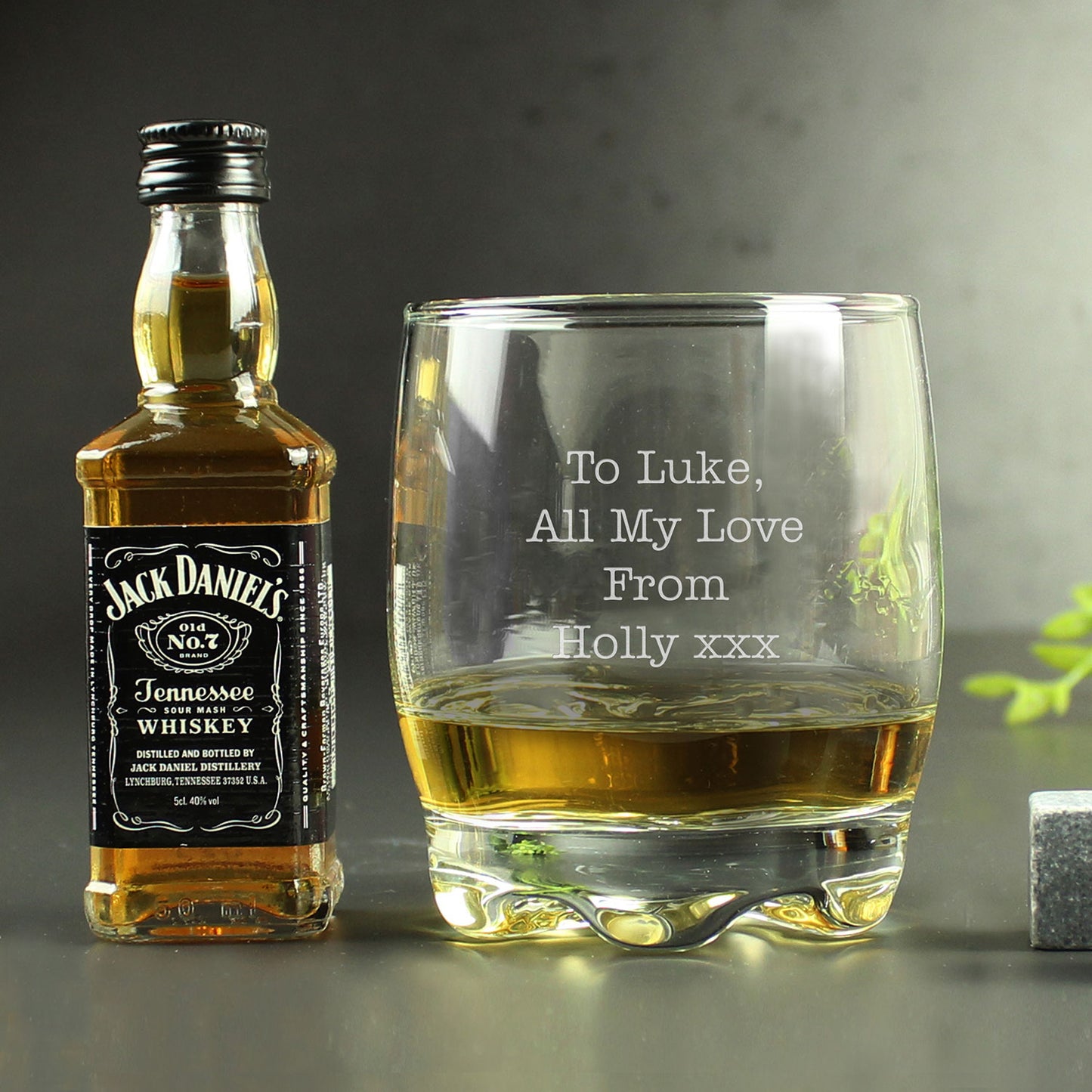 Personalised Jack Daniels & Tumbler Set